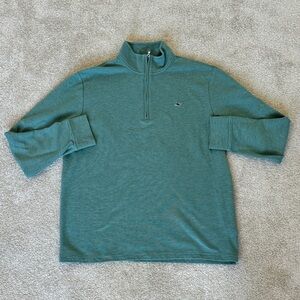 Large Teal Vineyard Vines Patterned Button Down